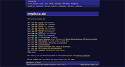 Desktop Screenshot of cweiske.de