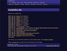 Tablet Screenshot of cweiske.de